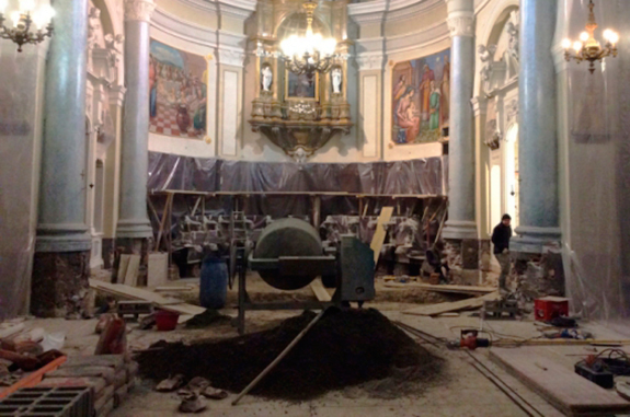 restauro pavimento chiesa
